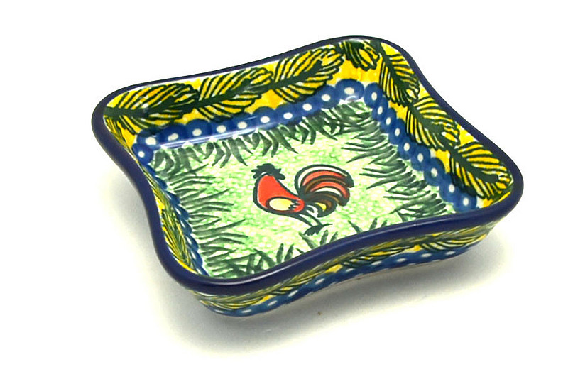 Ceramika Artystyczna Polish Pottery Fluted Dipping Dish - Unikat Signature U2663 630-U2663 (Ceramika Artystyczna)