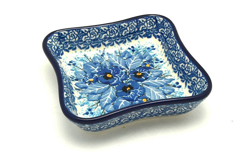 Ceramika Artystyczna Polish Pottery Fluted Dipping Dish - Unikat Signature U3639 630-U3639 (Ceramika Artystyczna)
