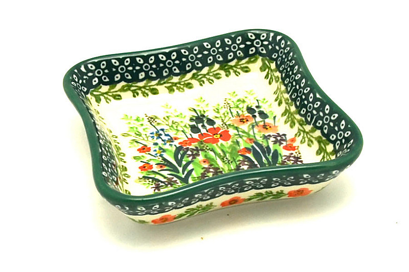 Ceramika Artystyczna Polish Pottery Fluted Dipping Dish - Unikat Signature U4335 630-U4335 (Ceramika Artystyczna)