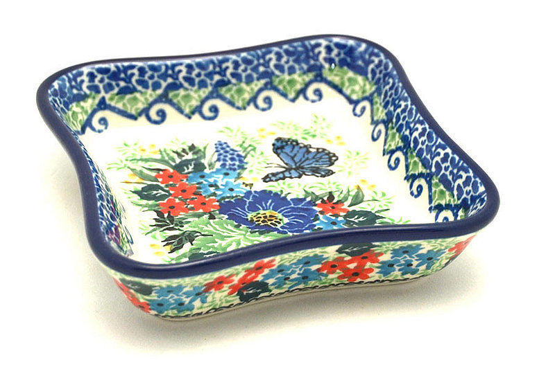 Ceramika Artystyczna Polish Pottery Fluted Dipping Dish - Unikat Signature U4600 630-U4600 (Ceramika Artystyczna)