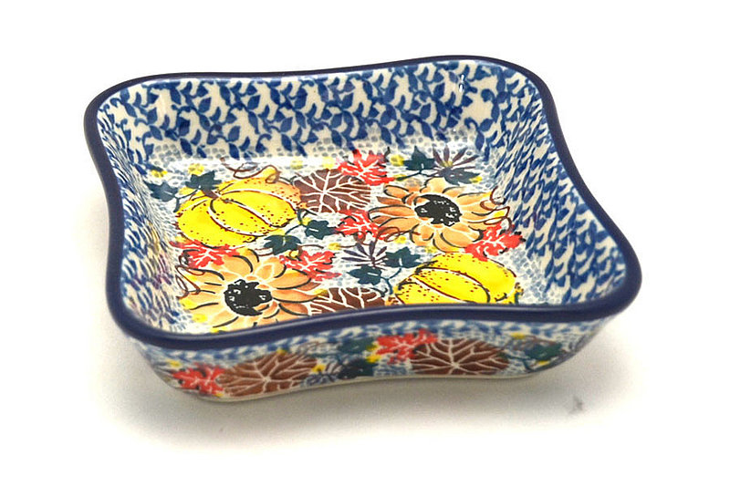 Ceramika Artystyczna Polish Pottery Fluted Dipping Dish - Unikat Signature U4741 630-U4741 (Ceramika Artystyczna)