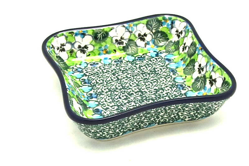 Ceramika Artystyczna Polish Pottery Fluted Dipping Dish - Unikat Signature U4795 630-U4795 (Ceramika Artystyczna)