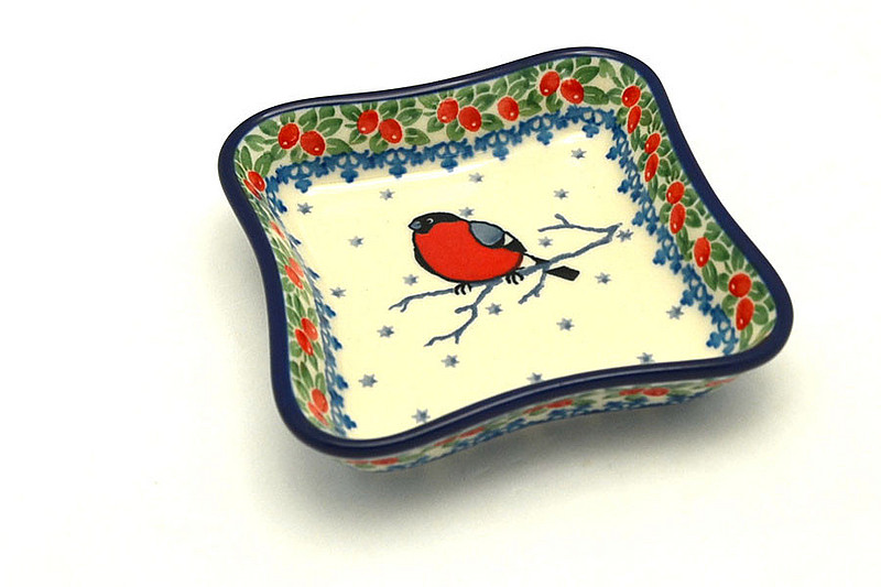 Ceramika Artystyczna Polish Pottery Fluted Dipping Dish - Unikat Signature U5179 630-U5179 (Ceramika Artystyczna)