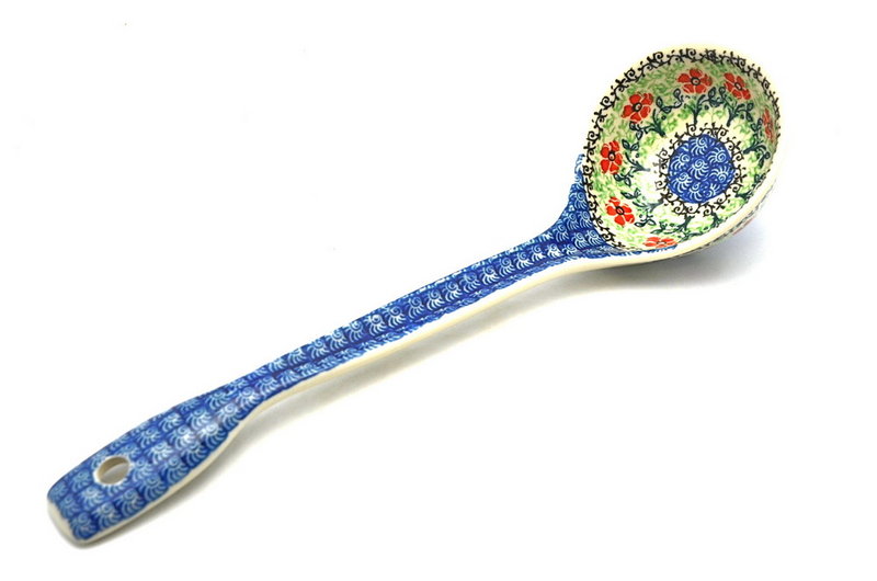 Ceramika Artystyczna Polish Pottery Ladle - Large - Maraschino 560-1916a (Ceramika Artystyczna)