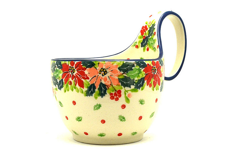 Ceramika Artystyczna Polish Pottery Loop Handle Bowl - Unikat Signature U5054 845-U5054 (Ceramika Artystyczna)