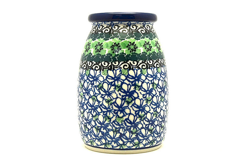 Ceramika Artystyczna Polish Pottery Milk Bottle Vase - Kiwi 196-1479a (Ceramika Artystyczna)