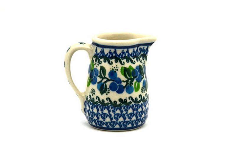 Polish Pottery Miniature Pitcher - Blue Berries