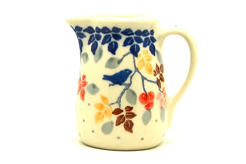 Ceramika Artystyczna Polish Pottery Miniature Pitcher - Bluebird Vine 315-3208a (Ceramika Artystyczna)