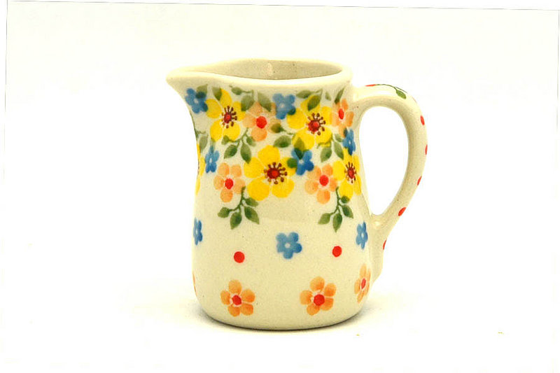 Polish Pottery Miniature Pitcher -  Buttercup