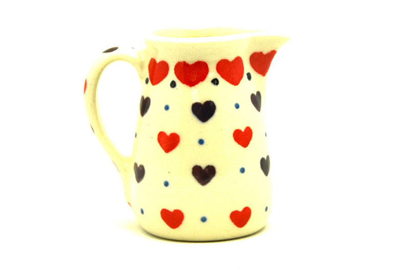 Ceramika Artystyczna Polish Pottery Miniature Pitcher - Love Struck 315-2108a (Ceramika Artystyczna)