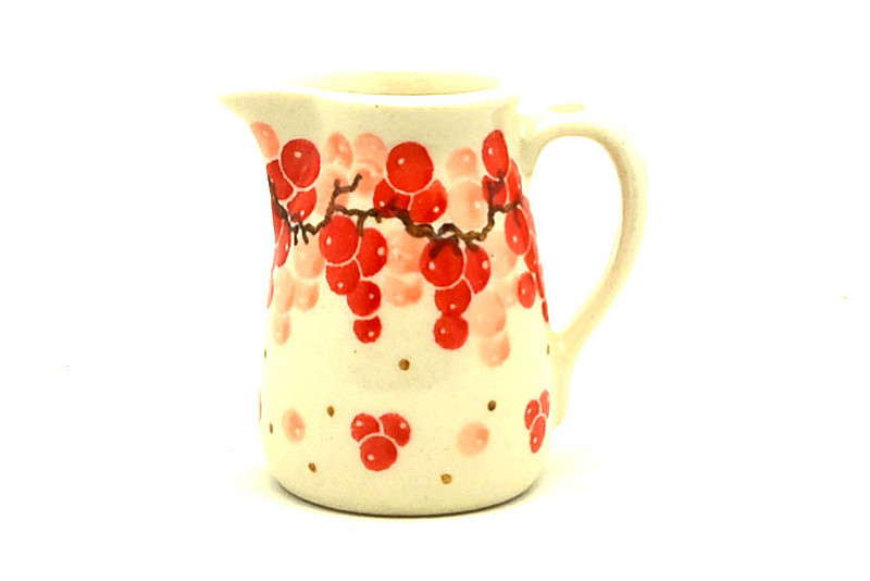 Ceramika Artystyczna Polish Pottery Miniature Pitcher - Pink Peppercorn 315-2387a (Ceramika Artystyczna)