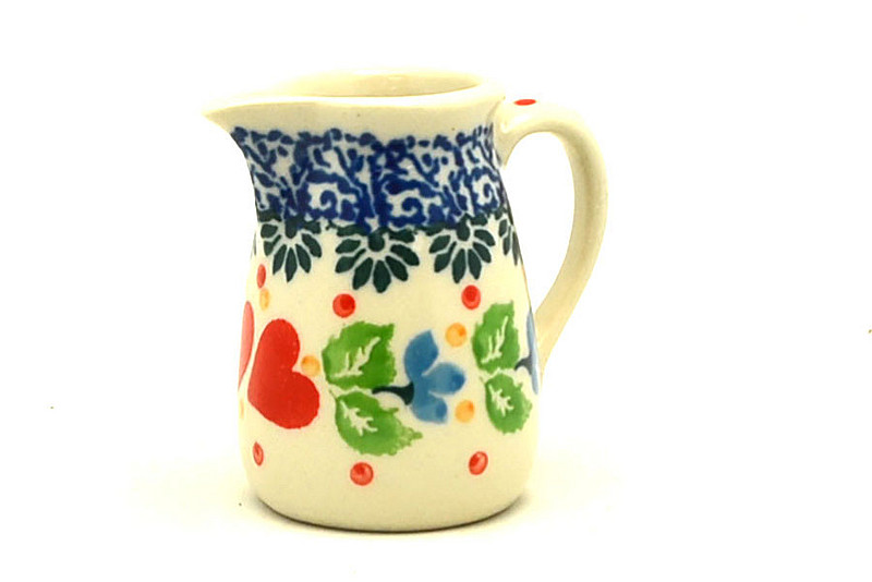 Ceramika Artystyczna Polish Pottery Miniature Pitcher - Sweet Hearts 315-2732a (Ceramika Artystyczna)