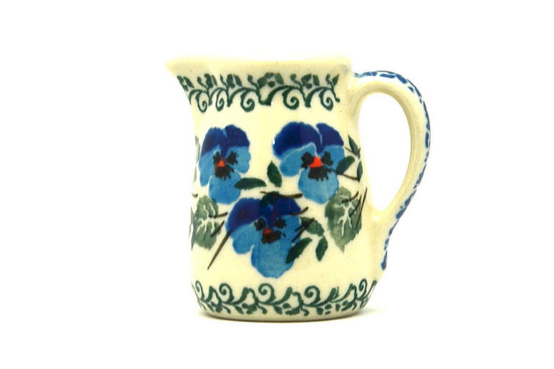 Ceramika Artystyczna Polish Pottery Miniature Pitcher - Winter Viola 315-2273a (Ceramika Artystyczna)