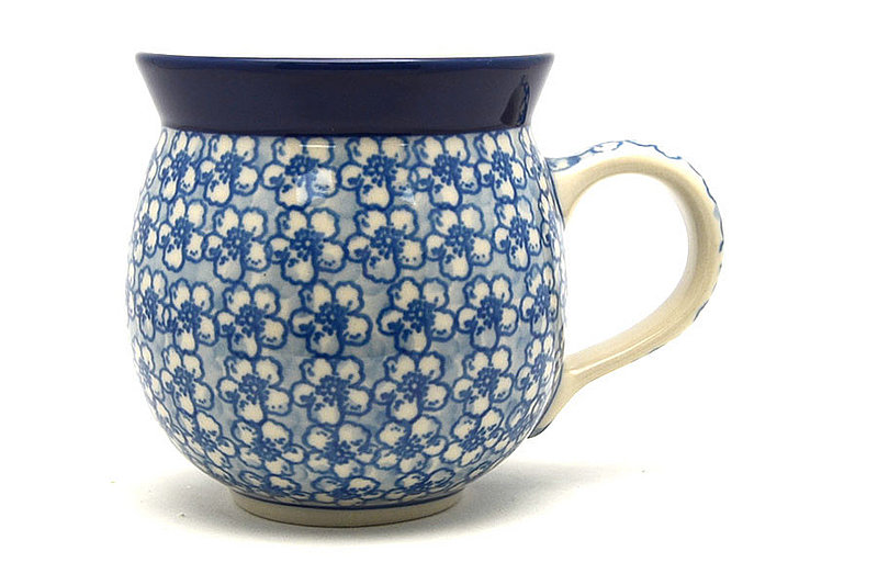 Polish Pottery Mug - 11 oz. Bubble - Daisy Flurry