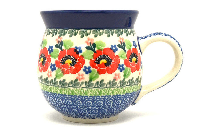 Ceramika Artystyczna Polish Pottery Mug - 11 oz. Bubble - Danish Garden 070-3219a (Ceramika Artystyczna)