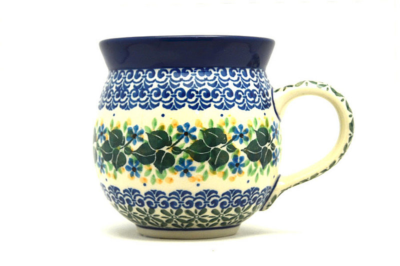 Ceramika Artystyczna Polish Pottery Mug - 11 oz. Bubble - Ivy Trail 070-1898a (Ceramika Artystyczna)