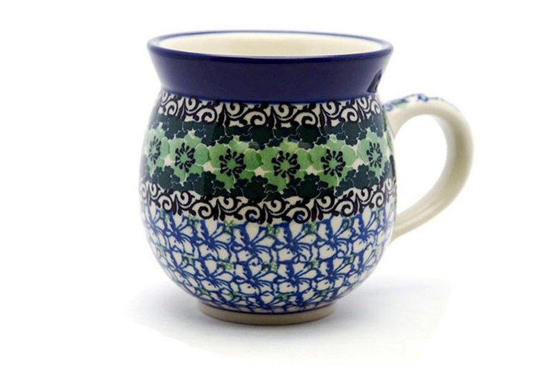 Ceramika Artystyczna Polish Pottery Mug - 11 oz. Bubble - Kiwi 070-1479a (Ceramika Artystyczna)