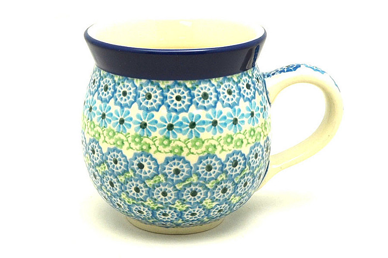 Ceramika Artystyczna Polish Pottery Mug - 11 oz. Bubble - Sea Glass 070-3274a (Ceramika Artystyczna)