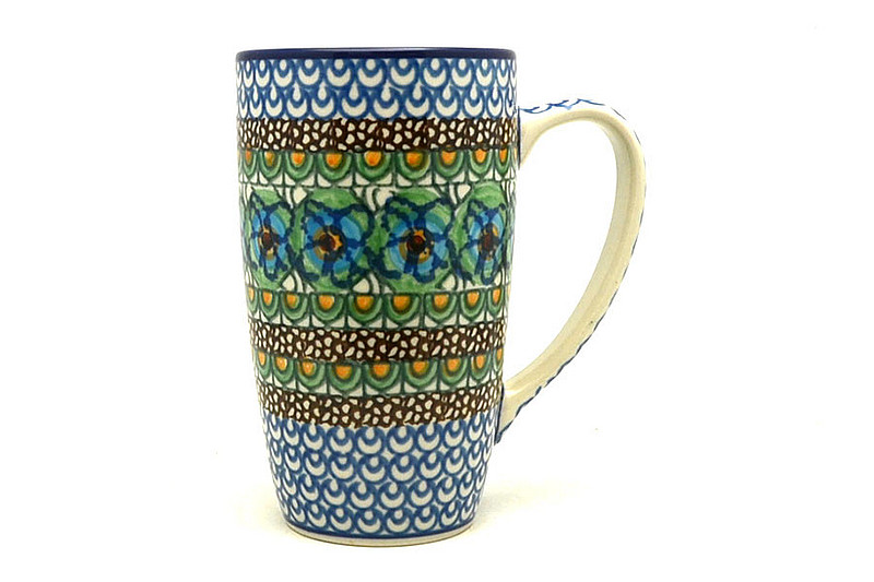 Ceramika Artystyczna Polish Pottery Mug - 12 oz. Cafe - Unikat Signature U0151 C52-U0151 (Ceramika Artystyczna)