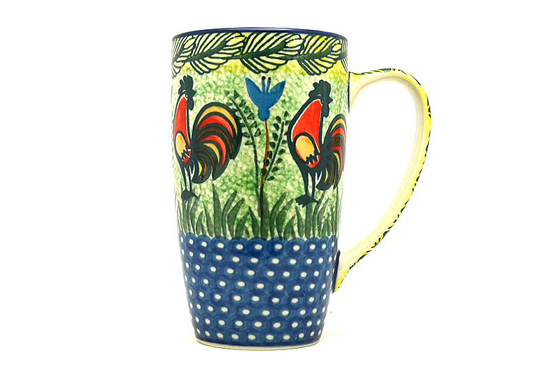 Ceramika Artystyczna Polish Pottery Mug - 12 oz. Cafe - Unikat Signature U2663 C52-U2663 (Ceramika Artystyczna)
