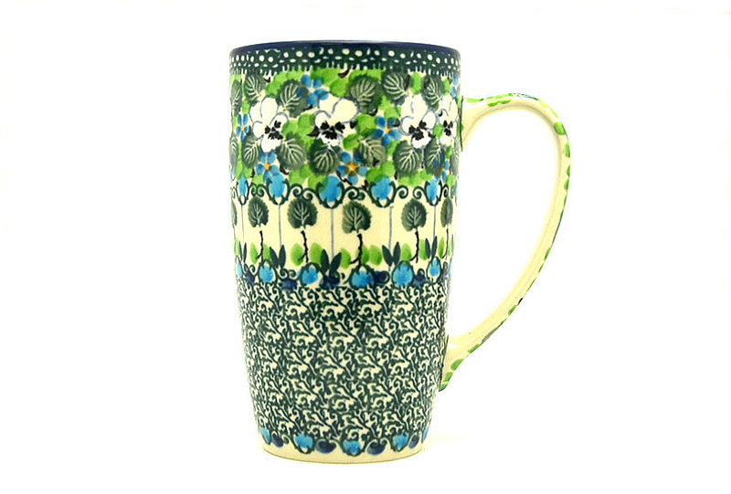 Ceramika Artystyczna Polish Pottery Mug - 12 oz. Cafe - Unikat Signature U4795 C52-U4795 (Ceramika Artystyczna)