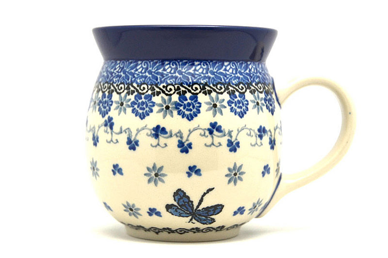 Ceramika Artystyczna Polish Pottery Mug - 15 oz. Bubble - Dragonfly 073-2009a (Ceramika Artystyczna)