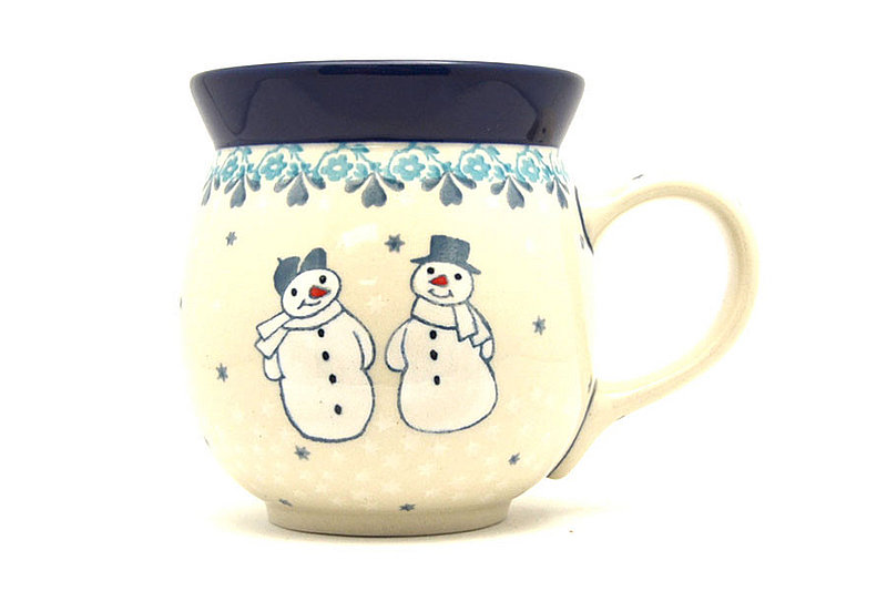 Ceramika Artystyczna Polish Pottery Mug - 15 oz. Bubble - Frost & Flurry 073-2793a (Ceramika Artystyczna)