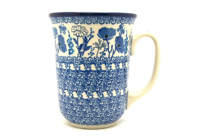 Ceramika Artystyczna Polish Pottery Mug - 16 oz. Bistro - Garden of Joy 812-2902a (Ceramika Artystyczna)