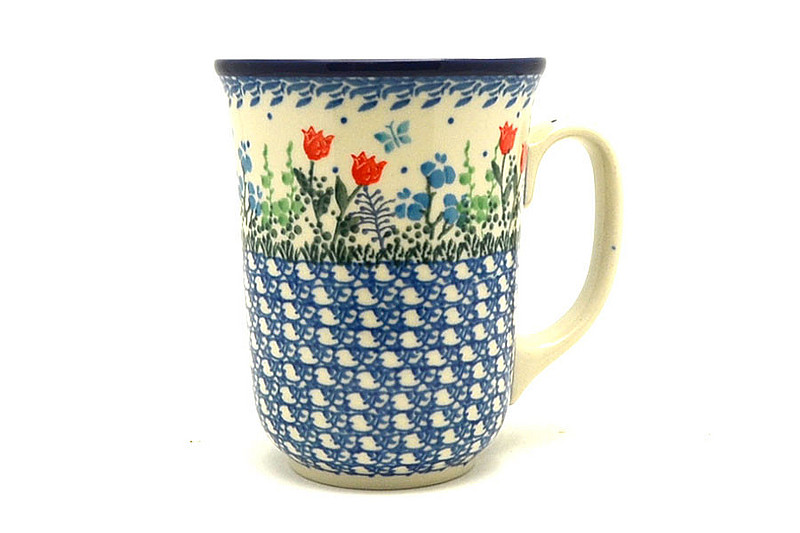 Ceramika Artystyczna Polish Pottery Mug - 16 oz. Bistro - Tulip Horizon 812-2903a (Ceramika Artystyczna)