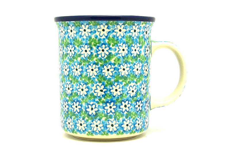 Ceramika Artystyczna Polish Pottery Mug - Big Straight Sided - Key Lime B13-2252a (Ceramika Artystyczna)