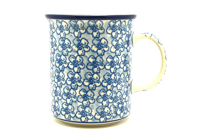 Polish Pottery Mug - Straight Sided - Daisy Flurry