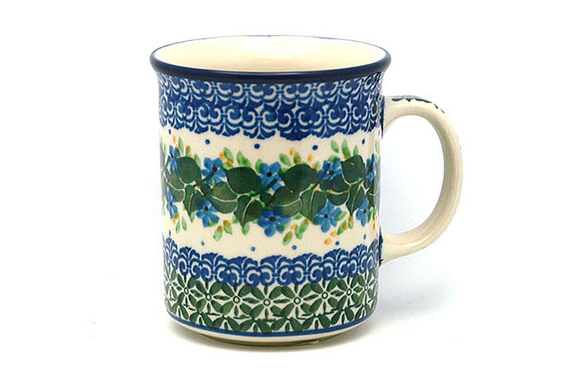 Ceramika Artystyczna Polish Pottery Mug - Straight Sided - Ivy Trail 236-1898a (Ceramika Artystyczna)