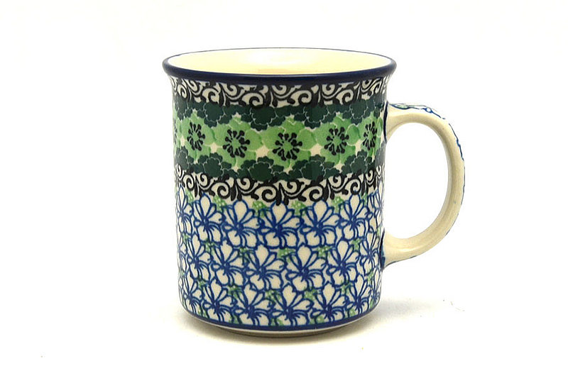 Polish Pottery Mug - Straight Sided - Kiwi 