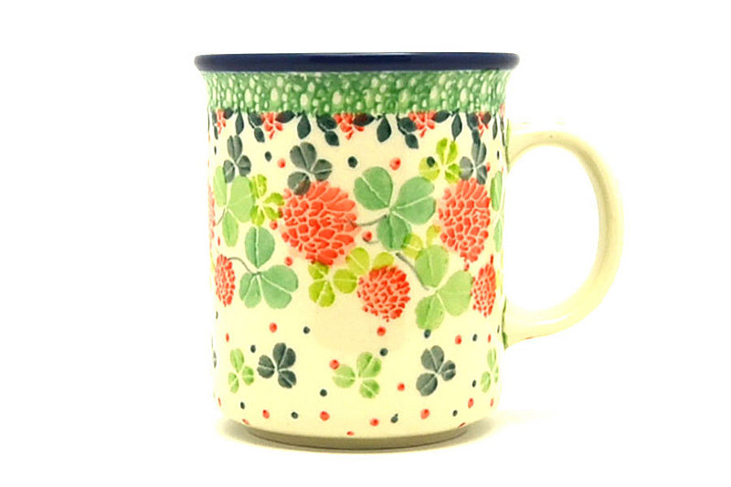 Ceramika Artystyczna Polish Pottery Mug - Straight Sided - Lucky Charm 236-3239a (Ceramika Artystyczna)