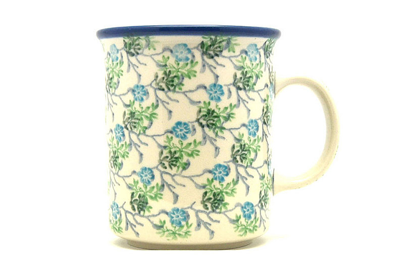 Polish Pottery Mug - Straight Sided - Summer Ivy