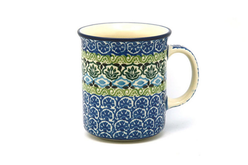 Polish Pottery Mug - Straight Sided - Tranquility