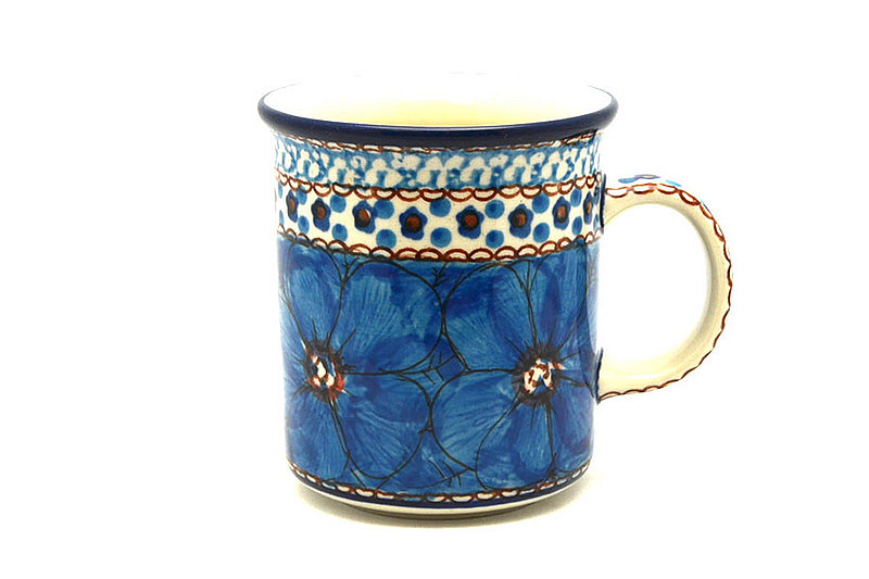 Ceramika Artystyczna Polish Pottery Mug - Straight Sided - Unikat Signature - U408C 236-U408C (Ceramika Artystyczna)