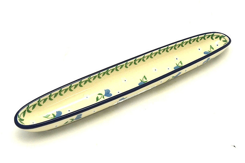 Ceramika Artystyczna Polish Pottery Olive Boat - Plum Luck 923-2509a (Ceramika Artystyczna)