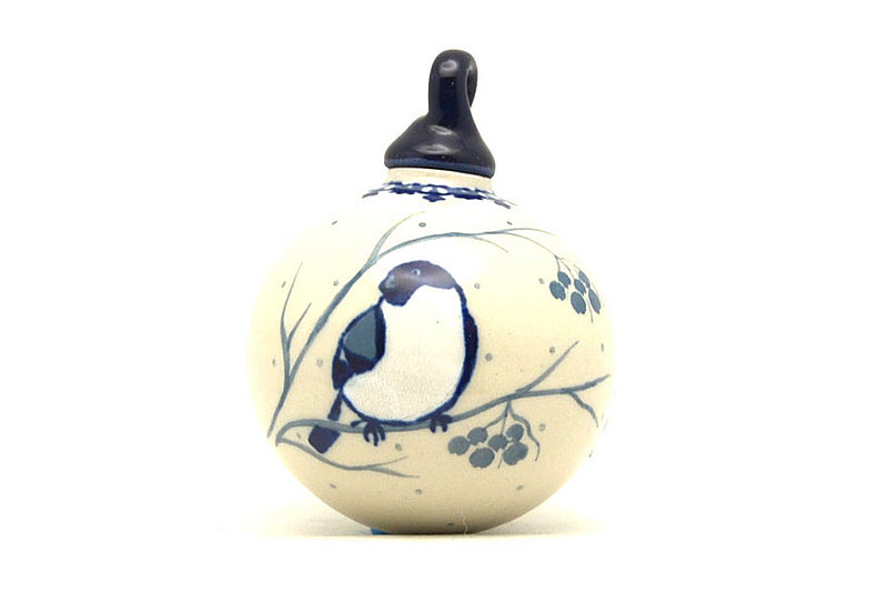 Ceramika Artystyczna Polish Pottery Ornament - Ball - Unikat Signature U4830 186-U4830 (Ceramika Artystyczna)