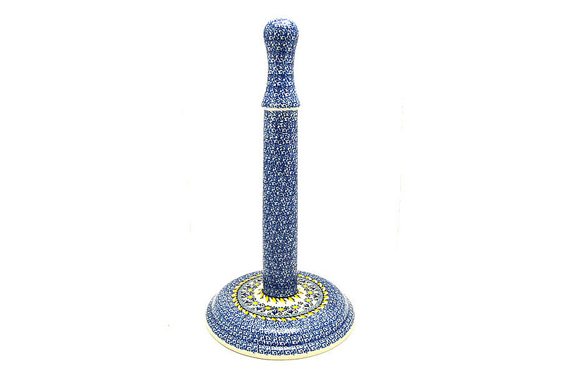 Polish Pottery Paper Towel Holder - Daisy Maize