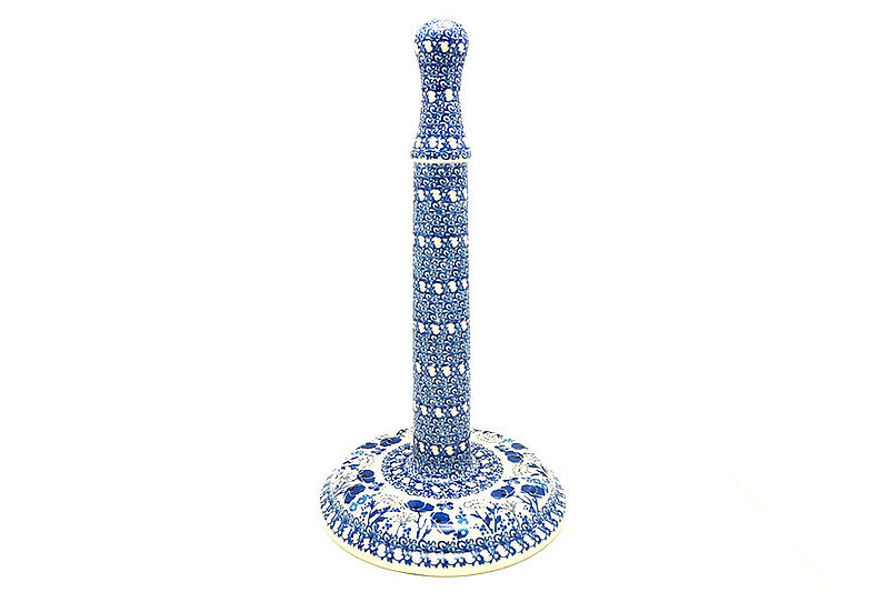 Ceramika Artystyczna Polish Pottery Paper Towel Holder - Evening Poppies 834-2902a (Ceramika Artystyczna)