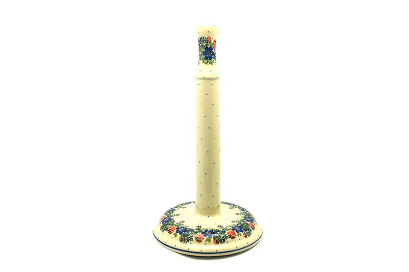 Ceramika Artystyczna Polish Pottery Paper Towel Holder - Garden Party 834-1535a (Ceramika Artystyczna)