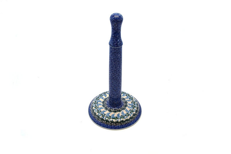Ceramika Artystyczna Polish Pottery Paper Towel Holder - Wisteria 834-1473a (Ceramika Artystyczna)