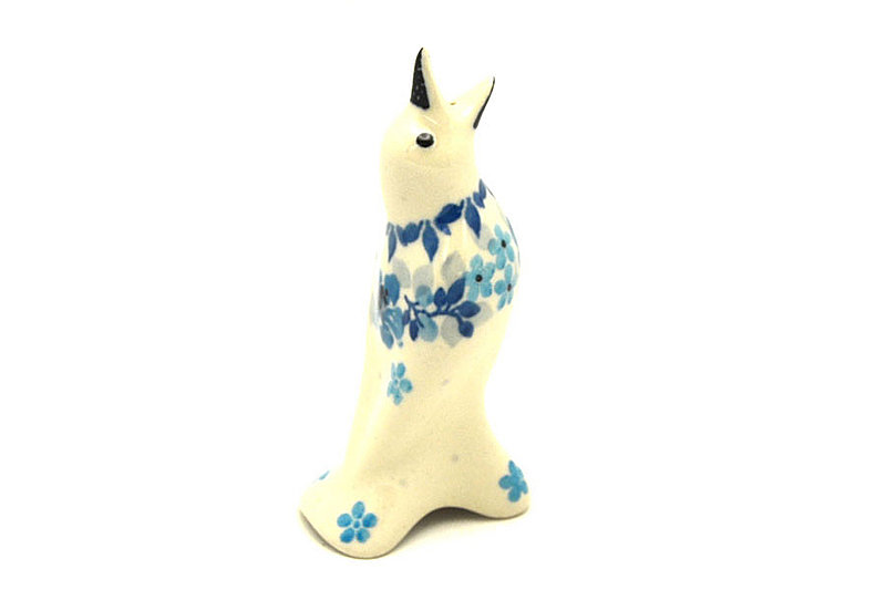 Ceramika Artystyczna Polish Pottery Pie Bird - Flax Flower C14-2642a (Ceramika Artystyczna)