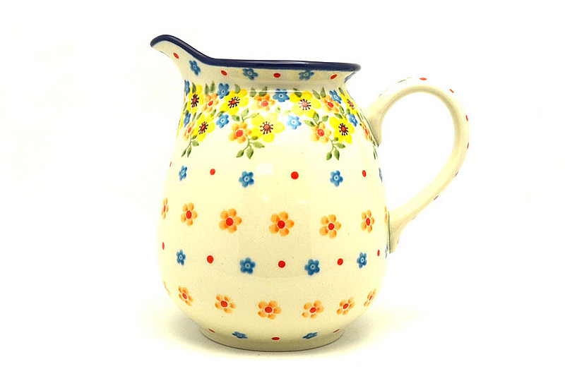 Ceramika Artystyczna Polish Pottery Pitcher - 1 quart - Buttercup 078-2225a (Ceramika Artystyczna)