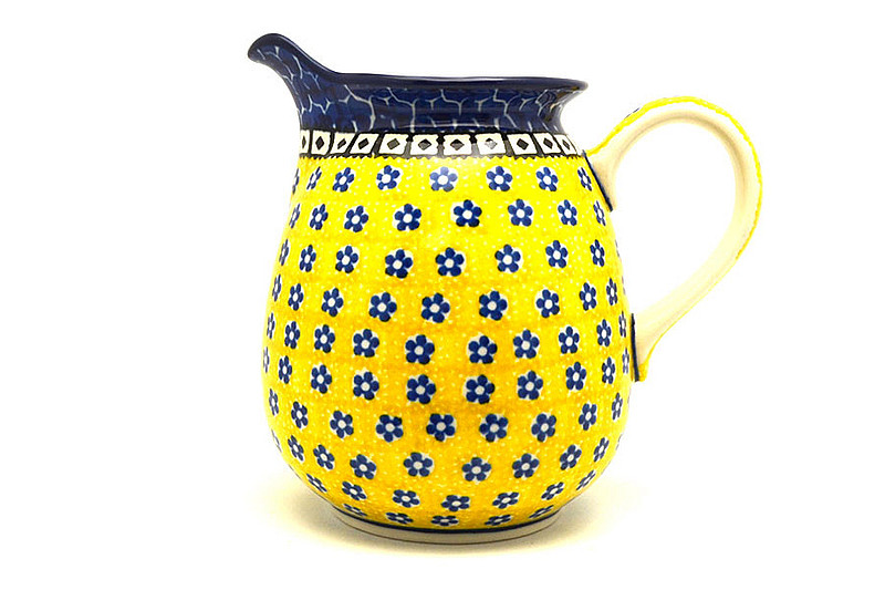 Ceramika Artystyczna Polish Pottery Pitcher - 1 quart - Sunburst 078-859a (Ceramika Artystyczna)