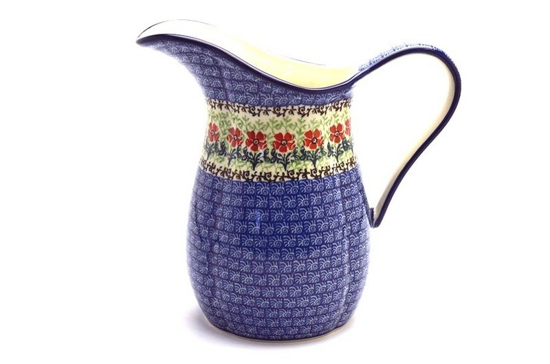Ceramika Artystyczna Polish Pottery Pitcher - 2 pint - Maraschino B35-1916a (Ceramika Artystyczna)