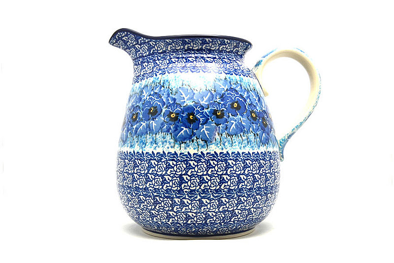 Ceramika Artystyczna Polish Pottery Pitcher - 2 quart - Unikat Signature U3639 082-U3639 (Ceramika Artystyczna)