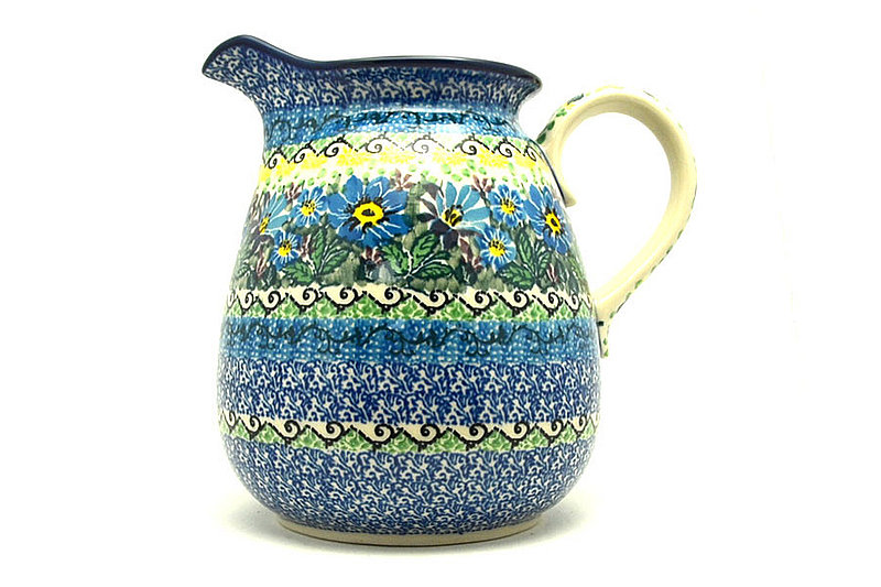 Ceramika Artystyczna Polish Pottery Pitcher - 2 quart - Unikat Signature U4613 082-U4613 (Ceramika Artystyczna)