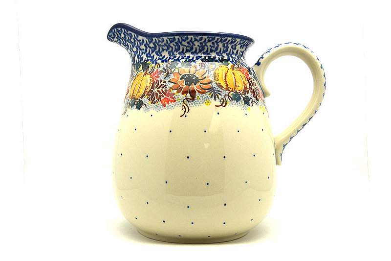 Polish Pottery Pitcher - 2 quart - Unikat Signature U4741